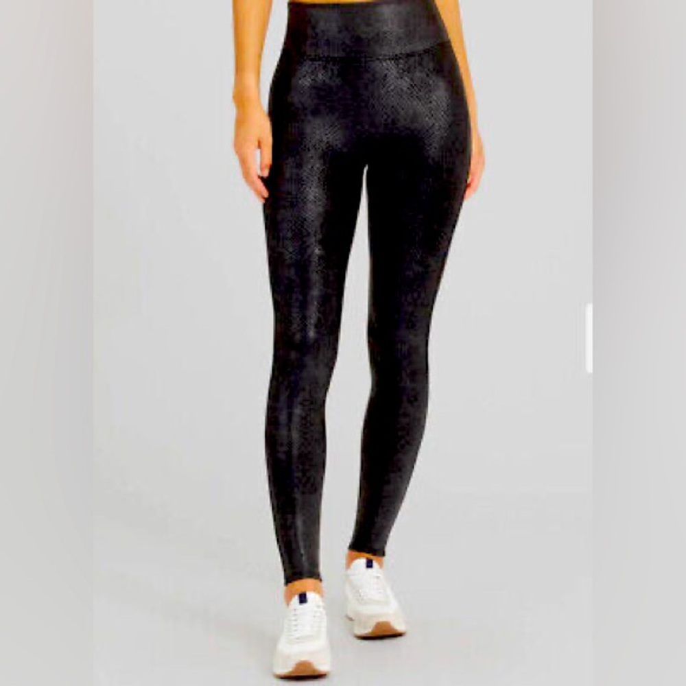 Spanx snakeskin leggings